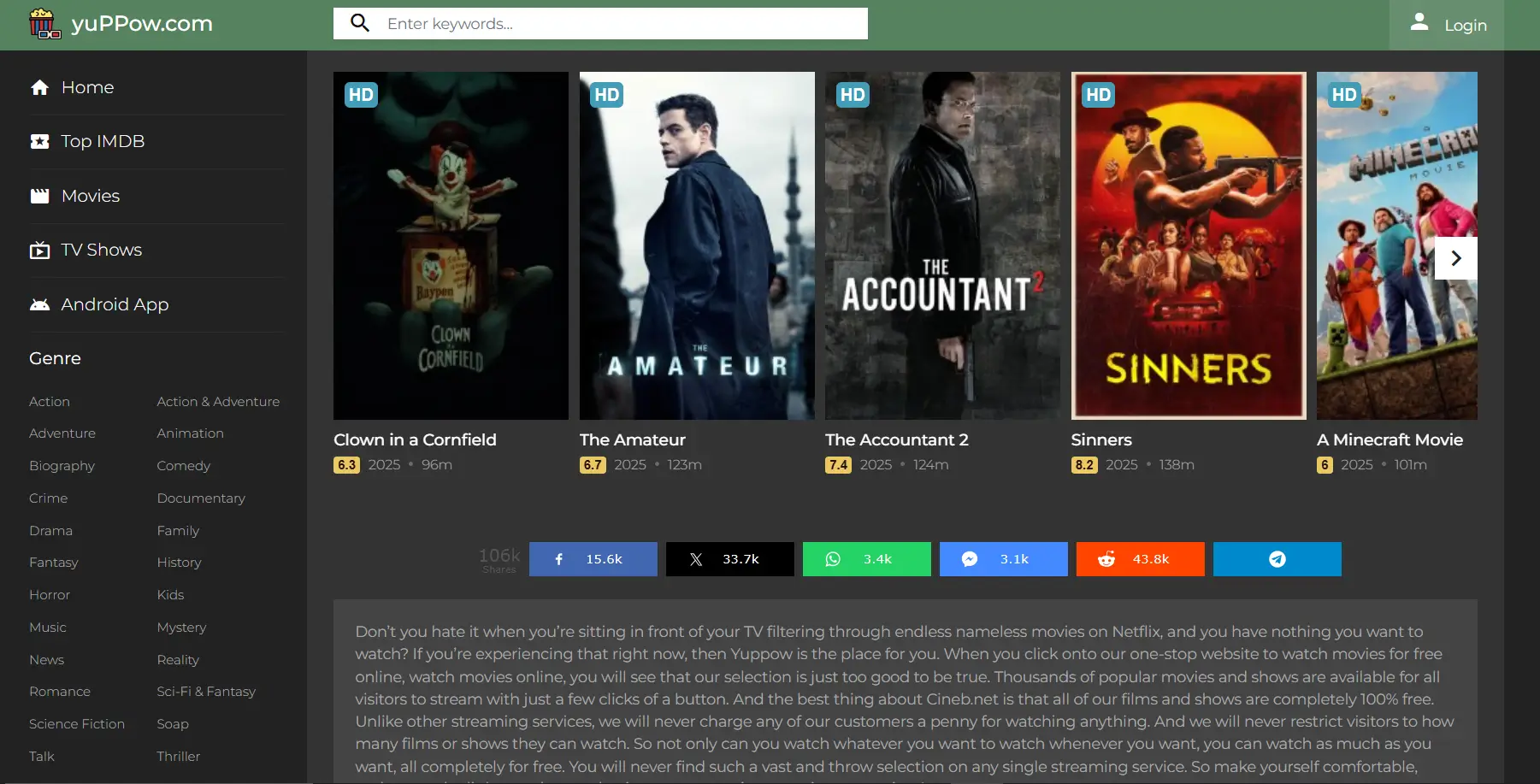 Yuppow | Your Ultimate Movie Streaming Destination
